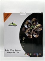 Wind Spinner Solar Powered LED Glass Ball Light