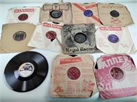 78 rpm records: Columbia, Brunswick, Victor,