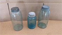 Blue Ball Mason Jar Lot