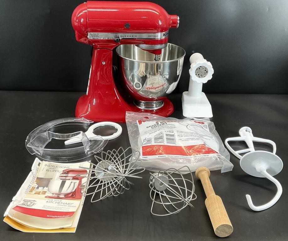 KitchenAid Artisan Stand Mixer w/ Attachments