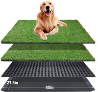 Dog Grass Pad with Tray(40×27.5 inch)