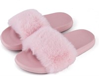 Miss Comfortable Flat Solid Open Toe Slippers