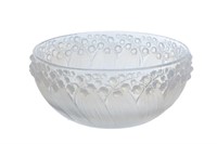 R LALIQUE GLASS 'MUGUET' BOWL