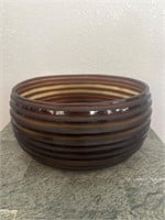 Murano Style Brown Bowl