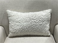 Soft Cloudy White Lumbar Pillow
