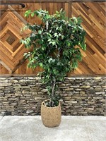 6ft Artificial Ficus Silk Decor Tree & Nursery Pot