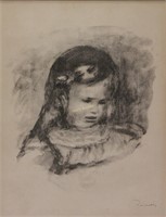 Pierre-Auguste Renoir, Engraving of Claude Renoir