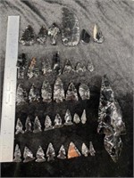 Group of Obsidian Points