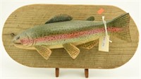Lot #274 - Hand carved wooden Rainbow trout