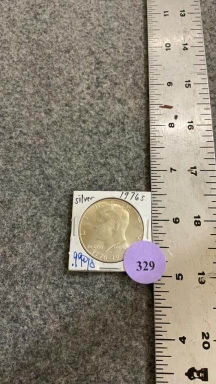 1976 silver half dollar coin