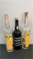 Colonel Taylor Bourbon bottles
