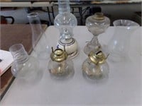 Oil lamps and globes