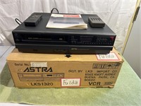Astra VCR with remote and original box