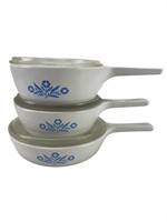 Corning Ware 6 Piece Set Blue Cornflower