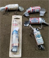 4 Budweiser & Coors Fishing Lures