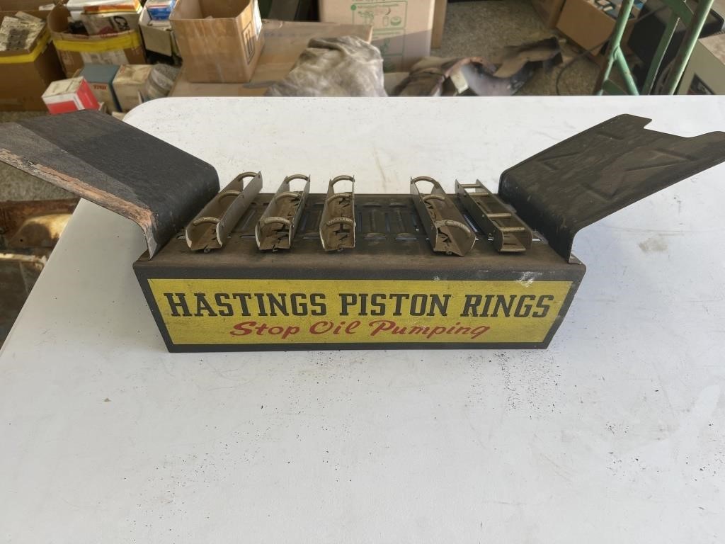 Vintage Hastings piston rings advertising catalog