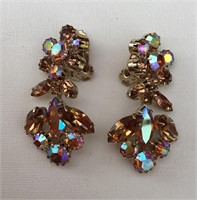 VINTAGE RHINESTONE EARRINGS