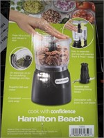 Hamilton Beach 3 Cup Stack Press Food Chopper -