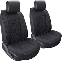 Aierxuan 2pcs Car Seat Covers  Black
