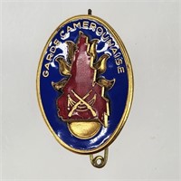 FRENCH COLONIAL BADGE CAMEROON