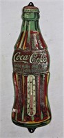 Vintage metal Christmas 1923 Coca Cola Thermometer
