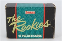 Donruss The Rookies 1987 Puzzle & Cards