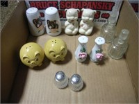 6 sets of salt and pepper shakers