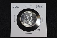 1960 Franklin Half Dollar UNC