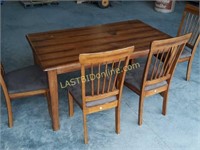 Table with 4 Chairs & Bench