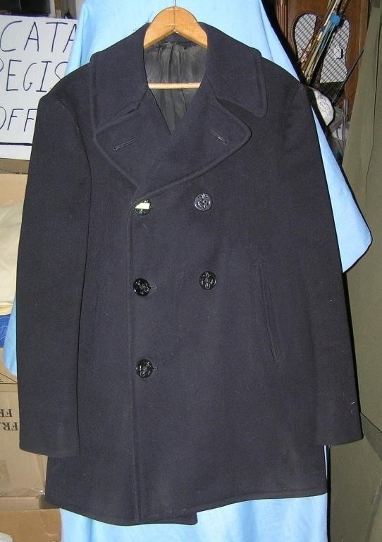 Vintage WWII Navy Pea coat