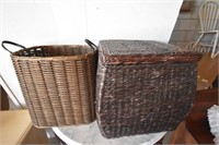 2- Large Wicker Baskets