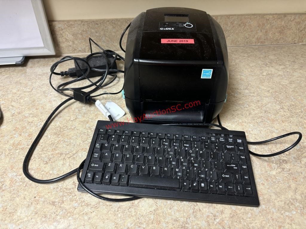 "GoDEX" LABEL PRINTER W/ KEYBOARD