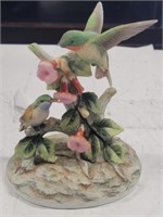 Ruby Throated Hummingbird Figurine