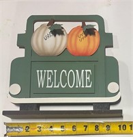 Welcome,  Wood sign Home decor.