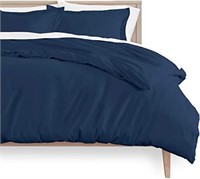 Bare Home Duvet Cover and Sham Set - Queen Size -