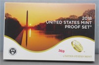 2018 U.S. Mint Proof Set.