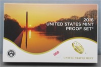 2016 U.S. Mint Proof Set.