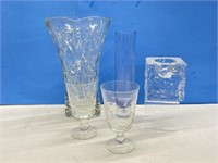 vase, glasses, bud vase candle holder