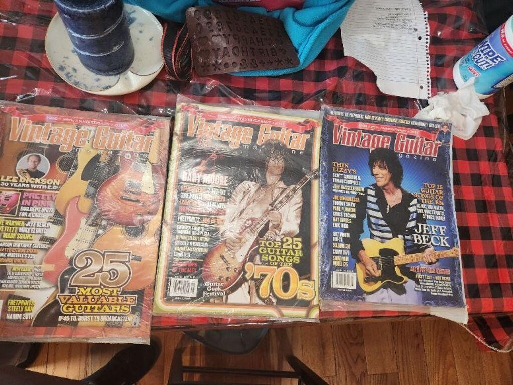 Vintage Guitar Magazine lot