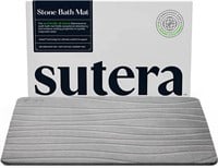 **READ DESC** SUTERA - Stone Bath Mat, Diatomaceou