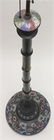 Antique Chinese Bronze & Cloisonne Floor Lamp