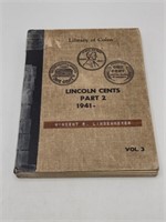 Vtg Library of Congress Lincoln Cents Book 1942-
