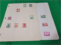 German Stamps - W W I (2) Sheets