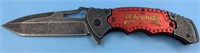 Spring assisted folding knife            (I 99)