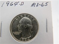 Washington Quarter 1964 D