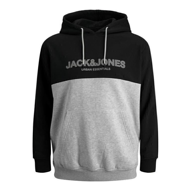 JACK&JONES Men's Blocking Sweat Hoodie - S