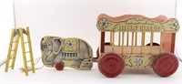 Vintage Hills Circus Car Set & Toy Ladder