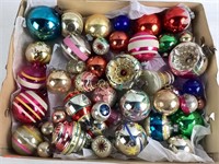 Shiny Brite Christmas ornaments - various sizes,