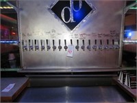 LOT, (17) BEER TAPS IN THE WALK-IN WALL W/BEER