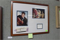 Elvis
 22"x28" framed pictures,autographed